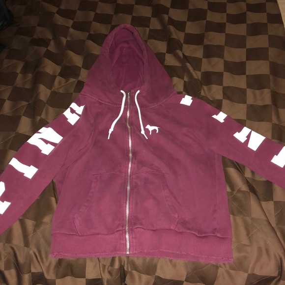 PINK Victoria's Secret Tops - Womens Victoria Secret Pink hoodie size Large